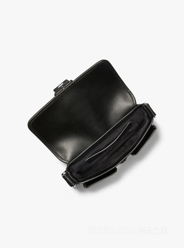 Colby 中号斑马纹皮质手袋