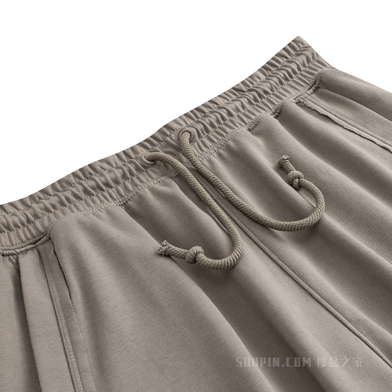 安踏运动复古男子针织五分裤