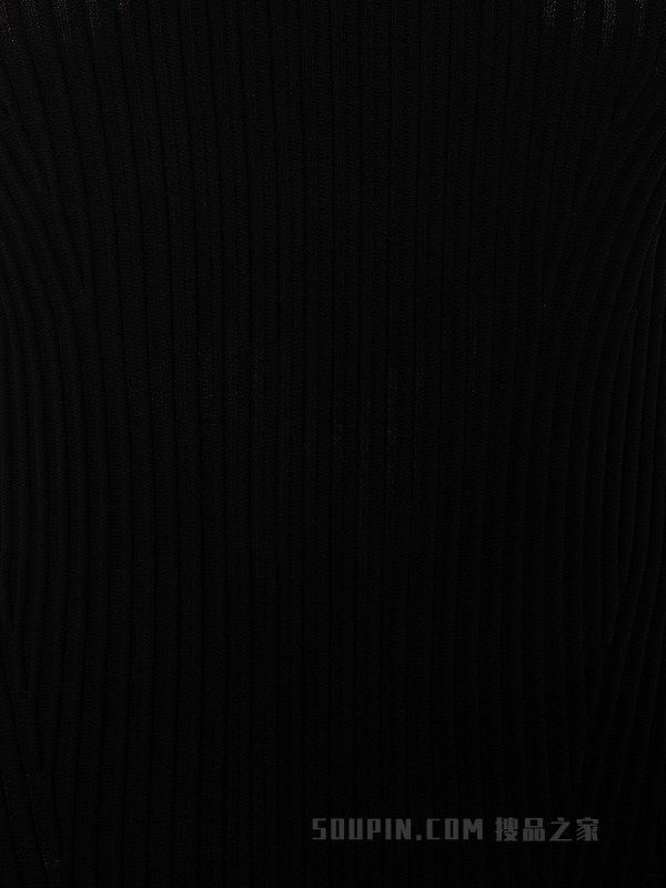 Engineered Ottoman knit Dress