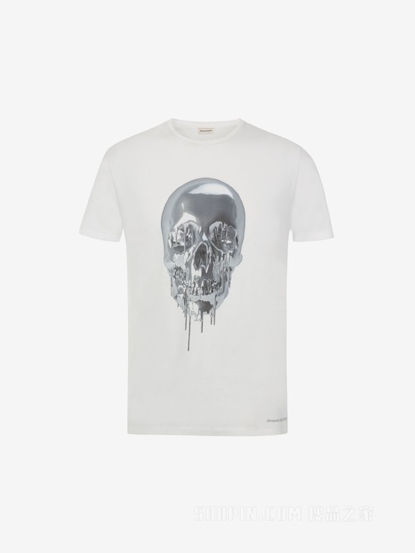 Metallic Skull T 恤