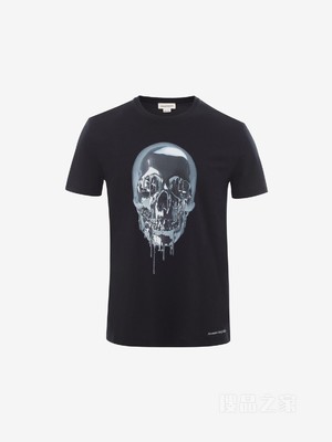 Metallic Skull T 恤