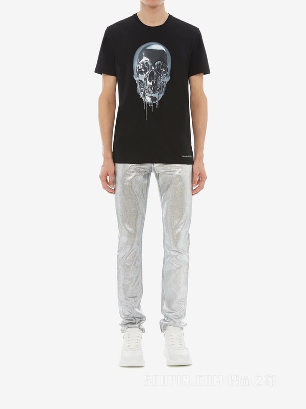 Metallic Skull T 恤