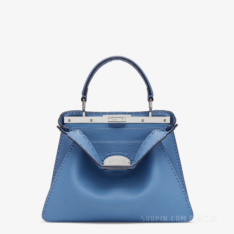 Peekaboo ISeeU中号手袋 浅蓝色Selleria手袋