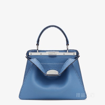 Peekaboo ISeeU中号手袋 浅蓝色Selleria手袋