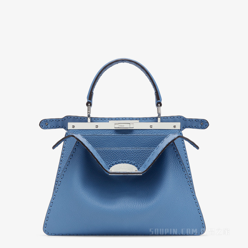 Peekaboo ISeeU中号手袋 浅蓝色Selleria手袋