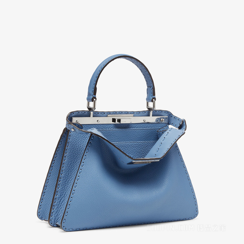 Peekaboo ISeeU中号手袋 浅蓝色Selleria手袋