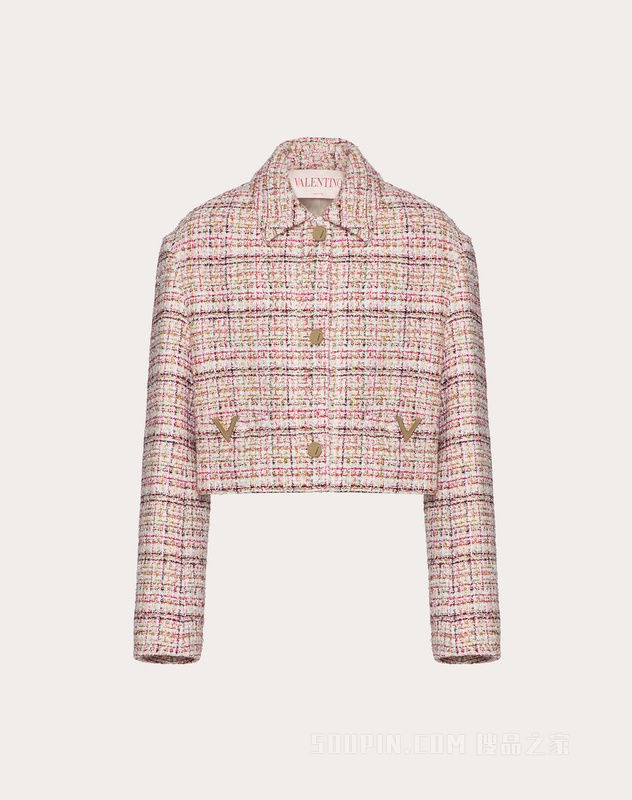 GLAZE TWEED粗花呢夹克
