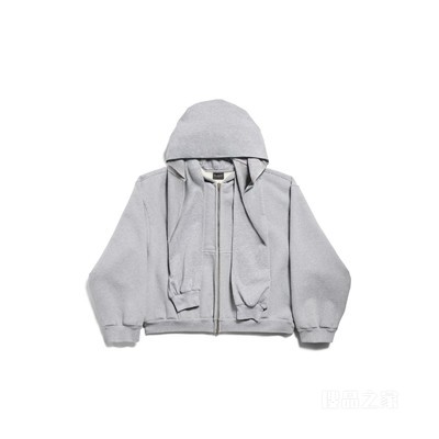 INCOGNITO BOXY HOODIE大号版型拉链连帽卫衣