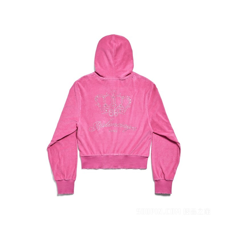 BB MOTEL HOODIE合身拉链连帽卫衣