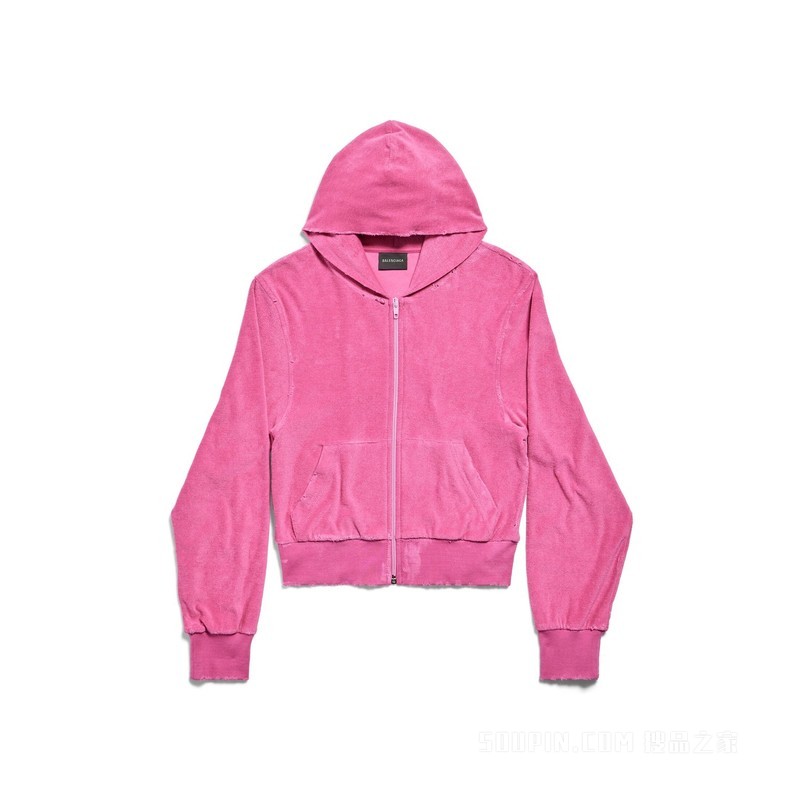 BB MOTEL HOODIE合身拉链连帽卫衣