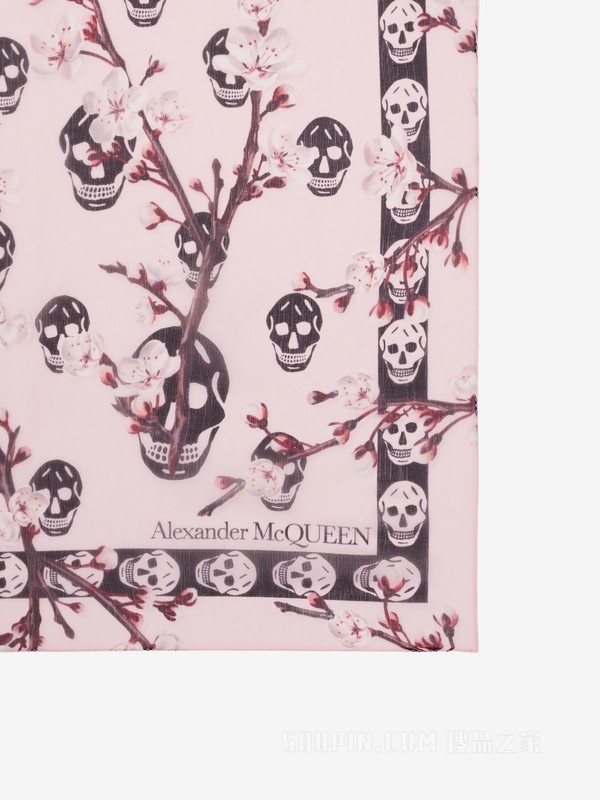 樱花经典Skull丝巾