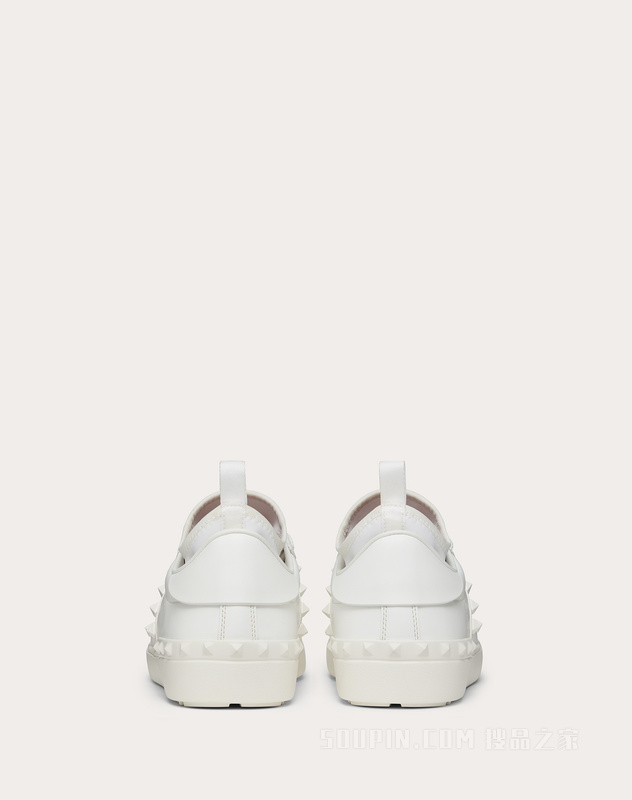 ROCKSTUD UNTITLED男士低帮小牛皮和织物运动鞋