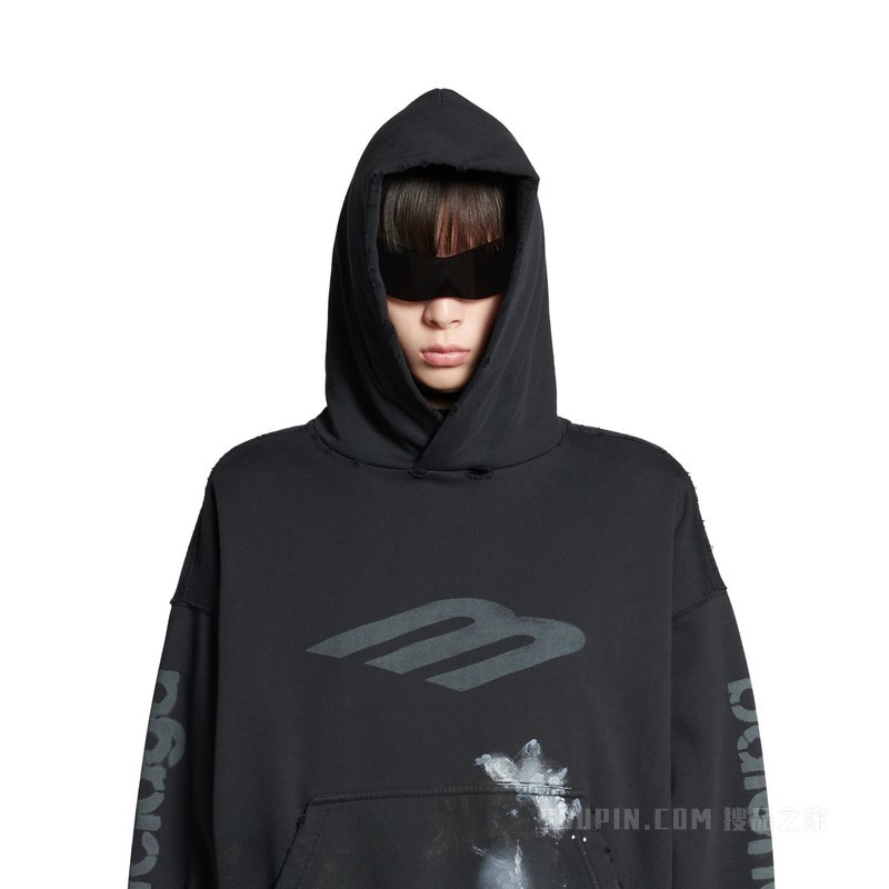 3B STENCIL HOODIE中号版型连帽卫衣