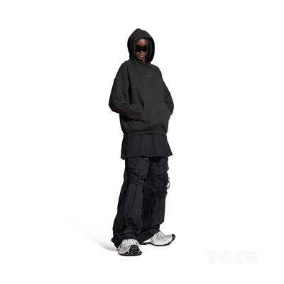 BALENCIAGA BACK HOODIE中号版型连帽卫衣