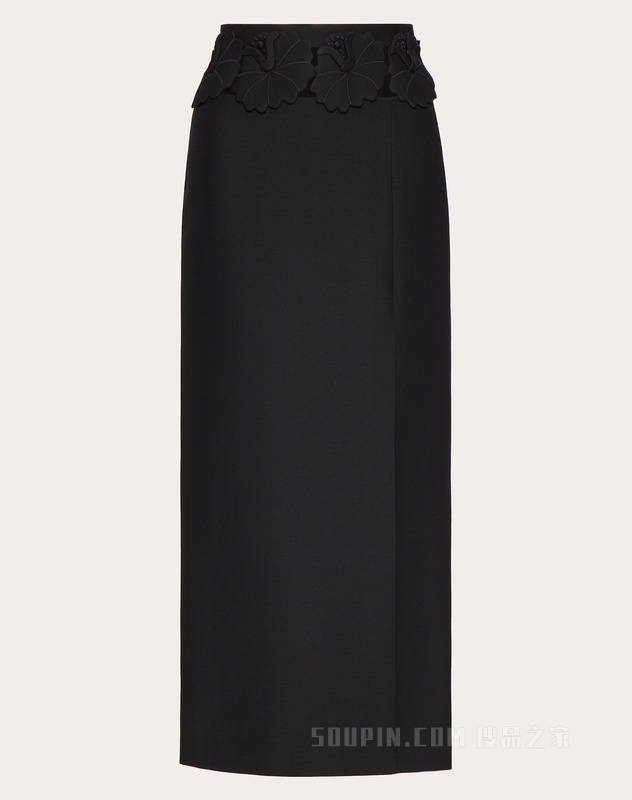 CREPE COUTURE立体堆花工艺长裙