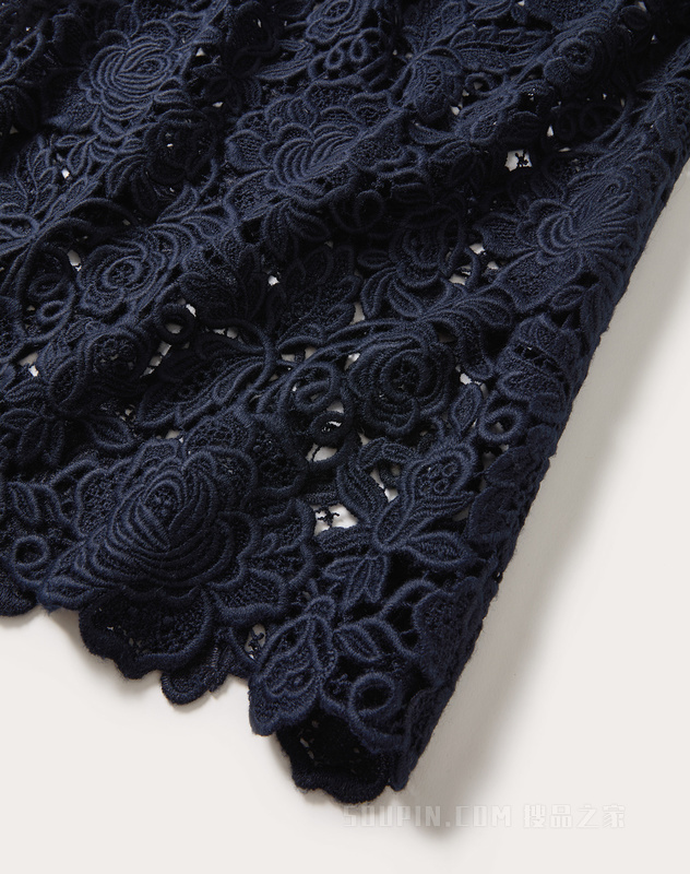 玫瑰造型镂空半裙