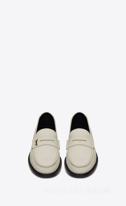 MONOGRAM光滑皮革便士乐福鞋