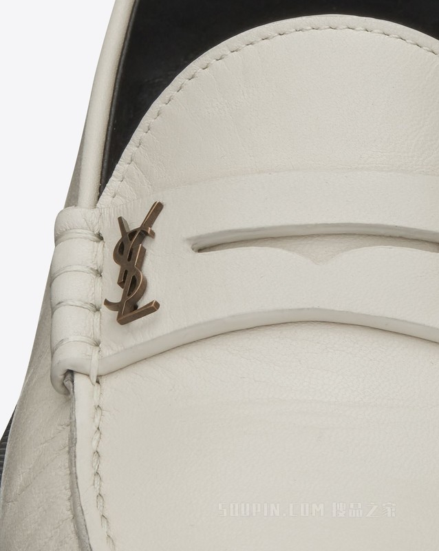 MONOGRAM光滑皮革便士乐福鞋