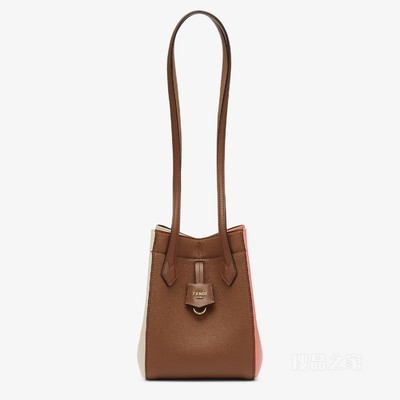 FENDI Origami Mini 百变拼色皮革迷你手袋