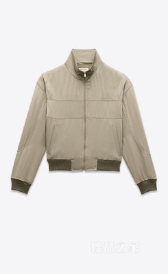 SAINT LAURENT TEDDY缎面夹克
