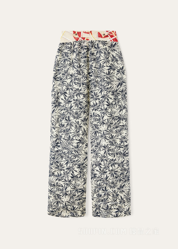 Nick 女士长裤 亚麻