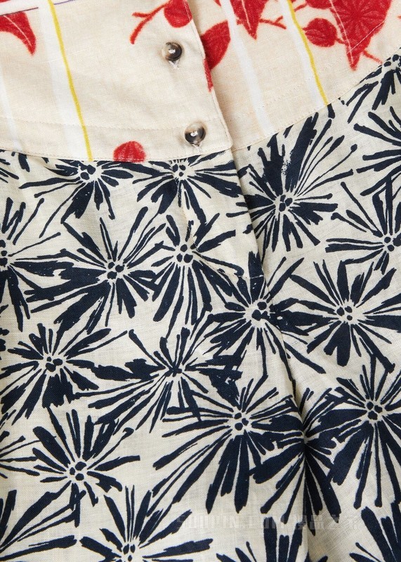 Nick 女士长裤 亚麻