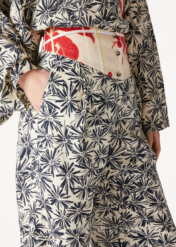 Nick 女士长裤 亚麻