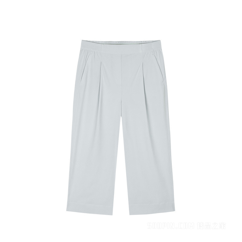 安踏冠军女子通勤梭织八分裤