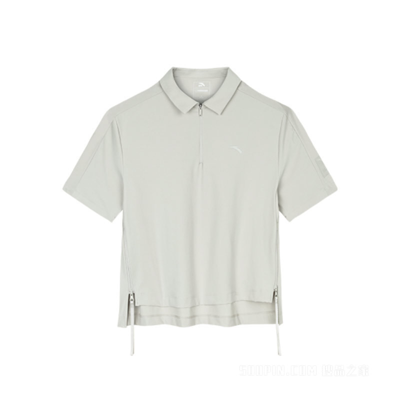 安踏户外国家地理女子冰肤短袖POLO衫
