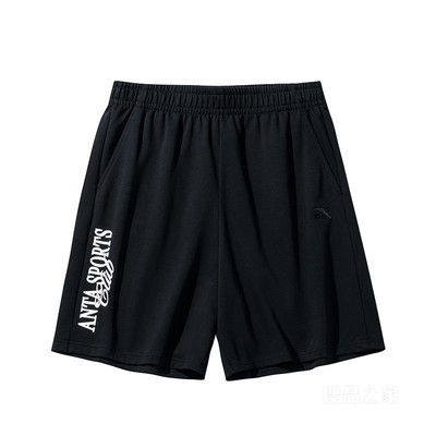 安踏运动复古女子针织五分裤