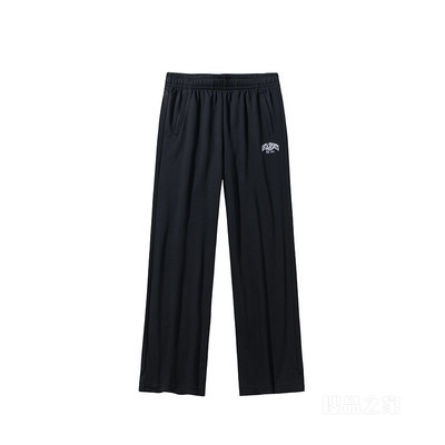 安踏运动复古女子针织运动长裤