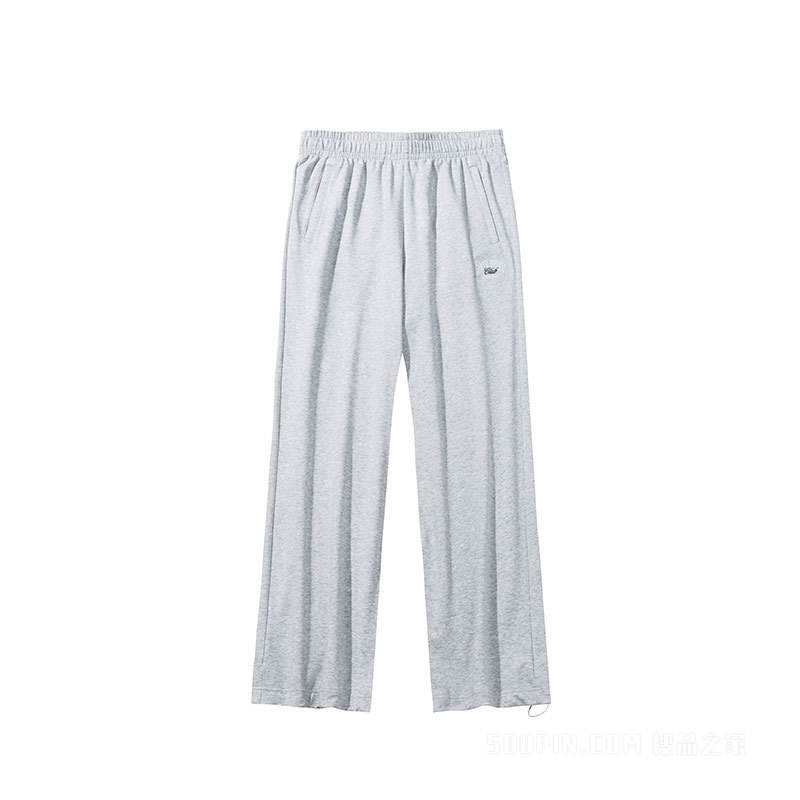 安踏运动复古女子针织运动长裤