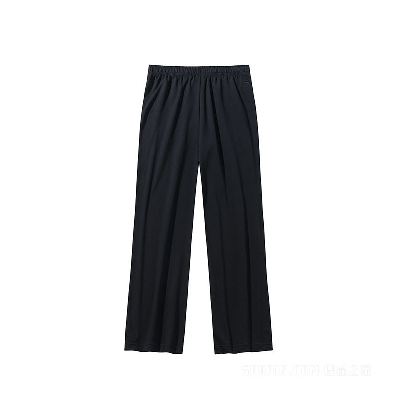 安踏运动复古女子针织运动长裤