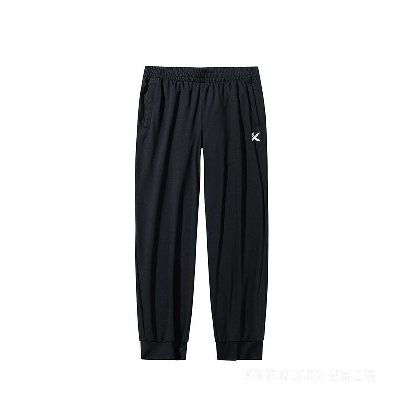 安踏KT男子冰肤针织运动长裤
