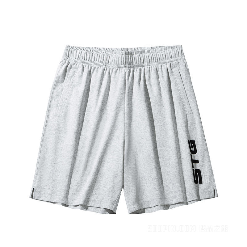 安踏吸湿速干男子针织五分裤