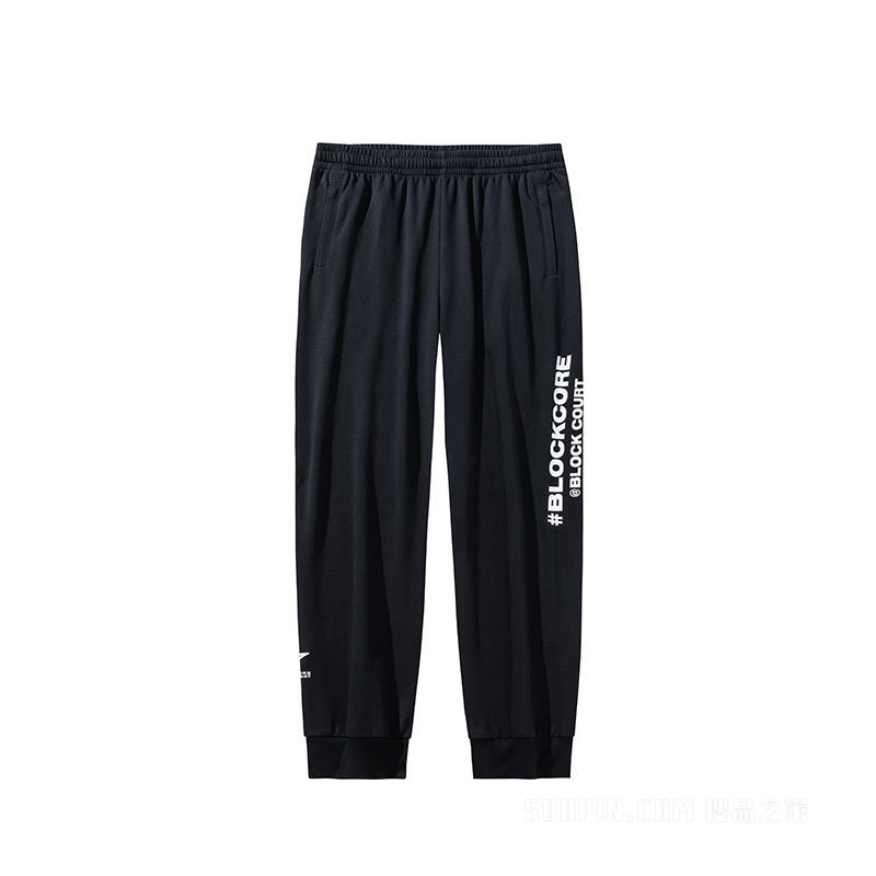 安踏篮球系列男子针织运动长裤