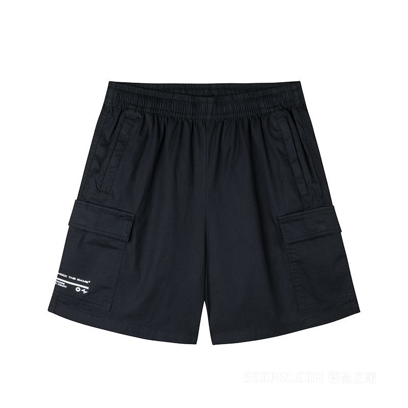 安踏篮球系列冰肤抗菌男子休闲五分裤