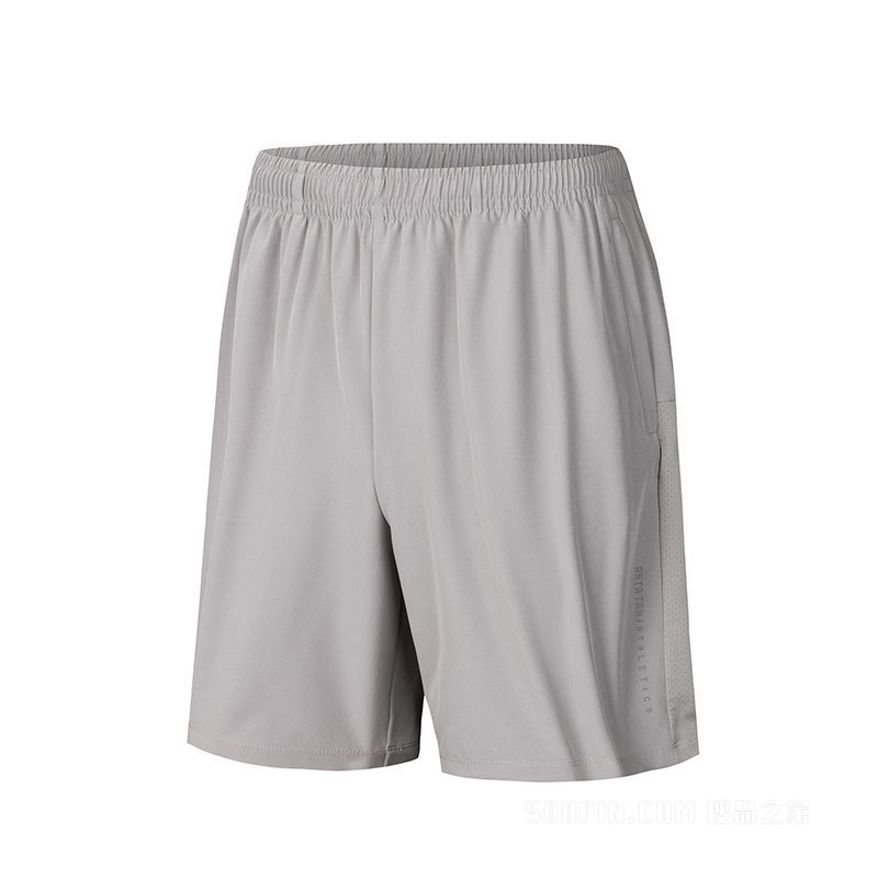 安踏训练速干男子梭织五分裤