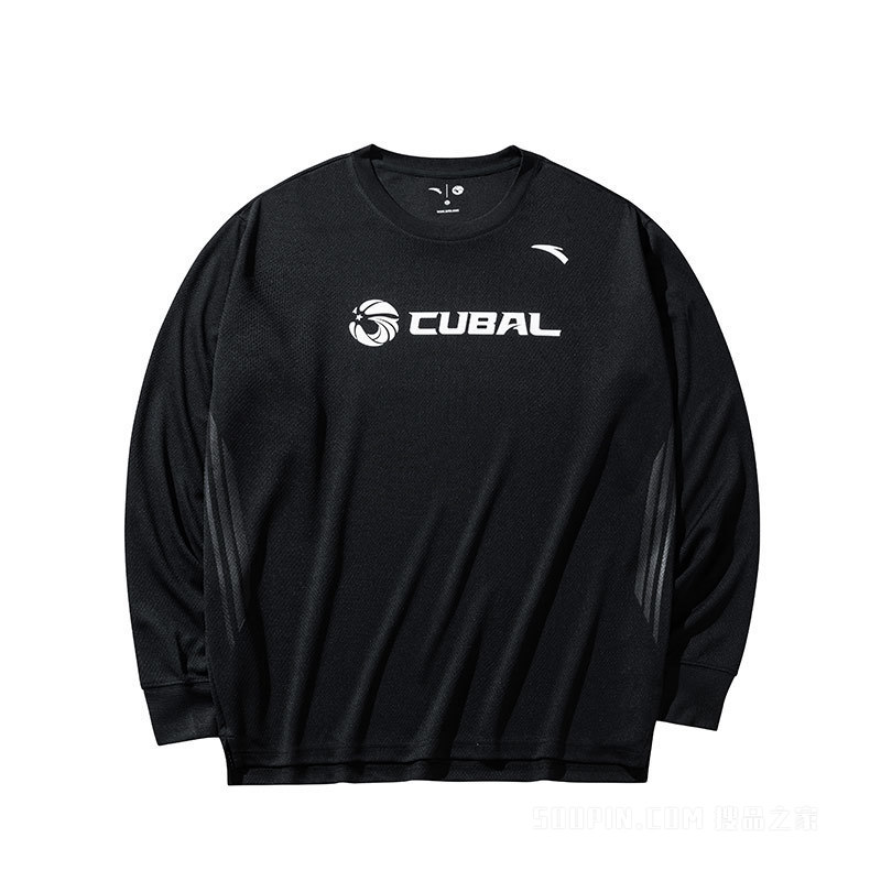 安踏CUBAL球员同款男子长袖针织衫
