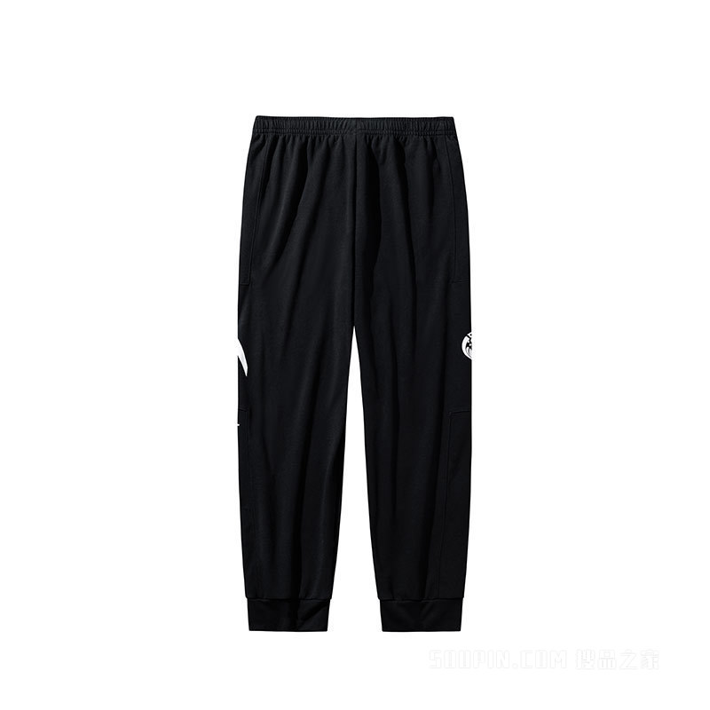 安踏CUBAL球员同款男子针织运动长裤