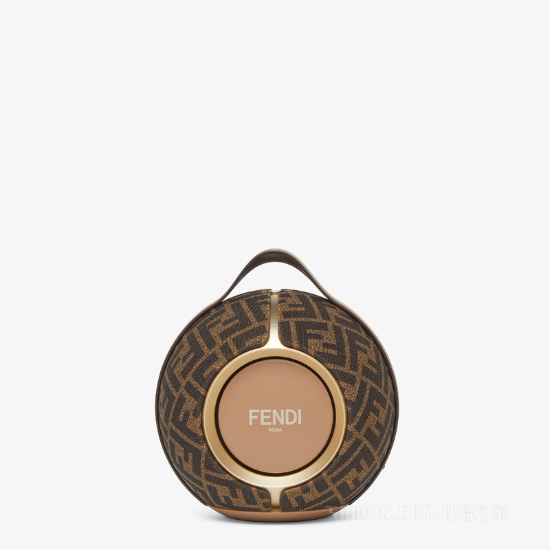 FENDI x Devialet 棕色FF布料便携式音箱