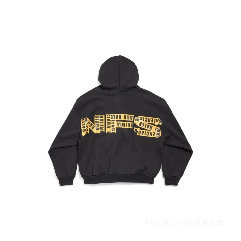 BALENCIAGA| 极品飞车：集结合作系列中号版型拉链连帽卫衣