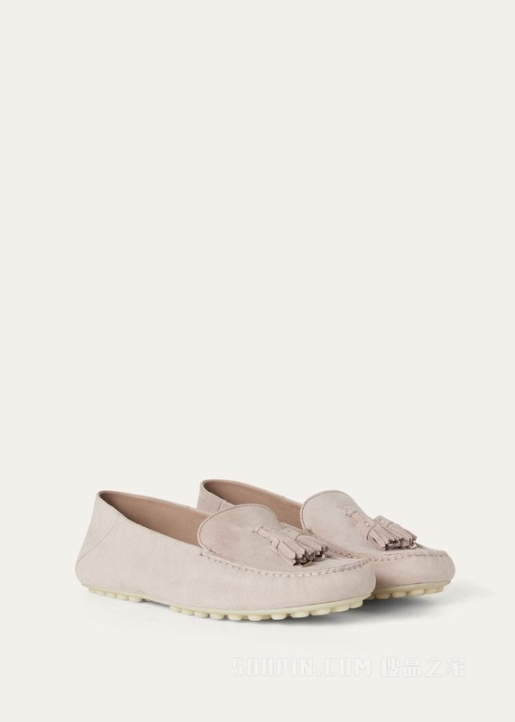 Dot Sole Walk 莫卡辛鞋 绒面小山羊皮