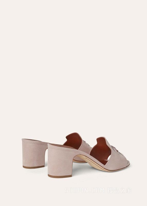 Summer Charms Slipper 女士凉鞋 绒面小山羊皮