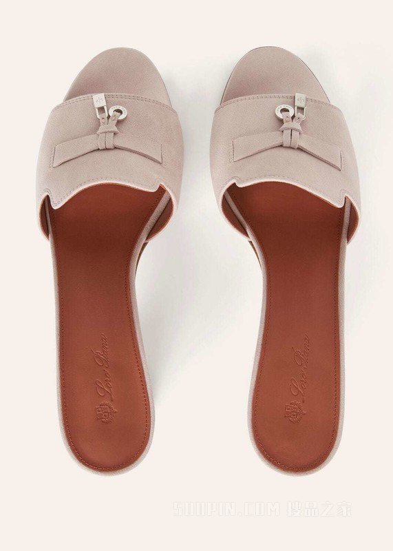 Summer Charms Slipper 女士凉鞋 绒面小山羊皮