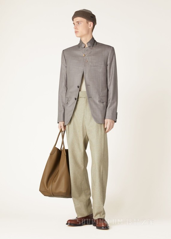 International男士西装套装 桑蚕丝, 初剪羊毛