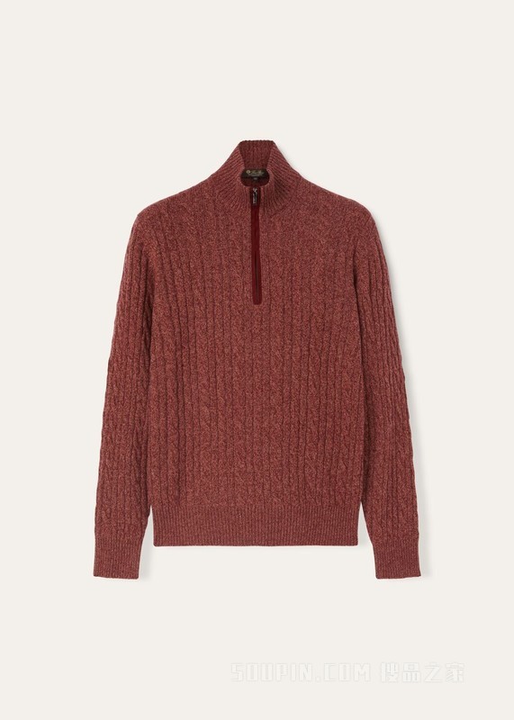 男士半高领针织衫 小羊绒