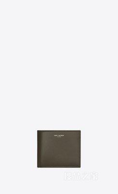 SAINT LAURENT PARIS光滑皮革横款钱包