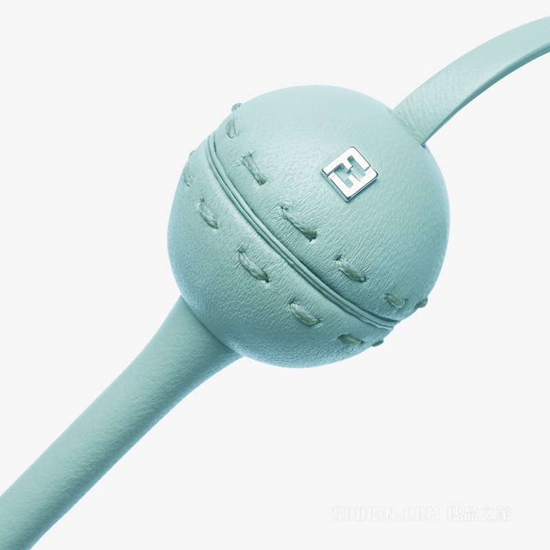 棒棒糖支架项链 FENDI x Chupa Chups®浅蓝色皮革项链