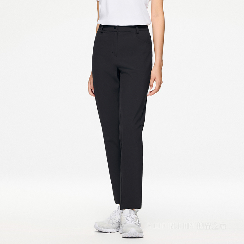 安踏冠军全天候胶囊系列女梭织休闲长裤